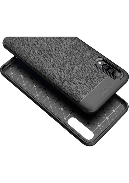 Samsung Galaxy A50 Leather Tpu Silikon Kılıf