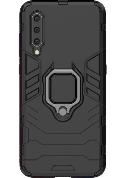 Xiaomi Mi 9 Batman Serisi Yüzük Standlı Armor Kılıf