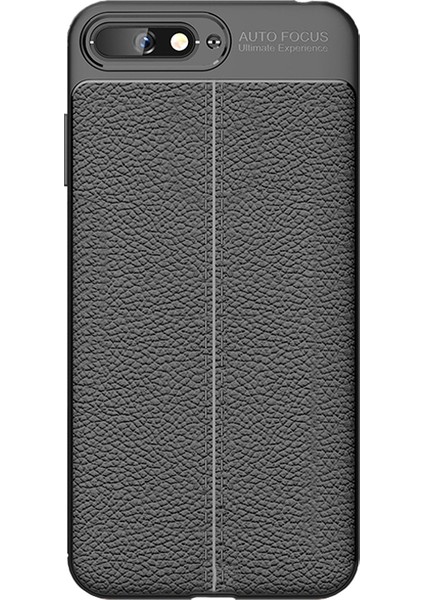 Huawei Y6 2018 Leather Tpu Silikon Kılıf