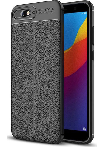 Huawei Y6 2018 Leather Tpu Silikon Kılıf