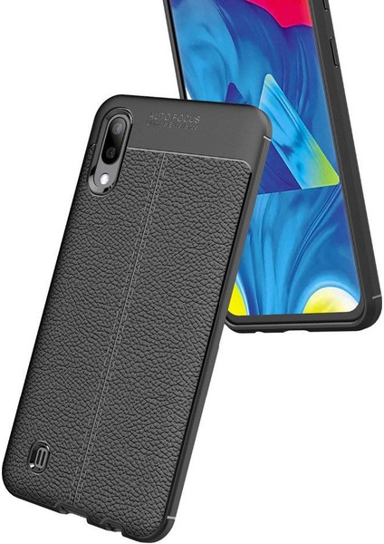 Samsung Galaxy M10 Leather Tpu Silikon Kılıf