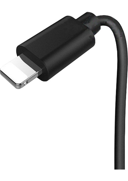 iPhone Uyumlu iPad Lightning USB Şarj ve Data Kablosu - 3 mt Siyah