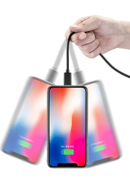 iPhone Uyumlu iPad Lightning USB Şarj ve Data Kablosu - 3 mt Siyah