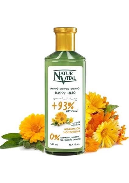 Natur Vital Happy Hair Moistturising 300Ml