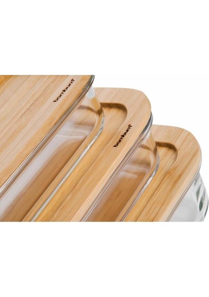 Bambum Lavi - Dikdörtgen 3'Lü Saklama Kabı Set modelleri