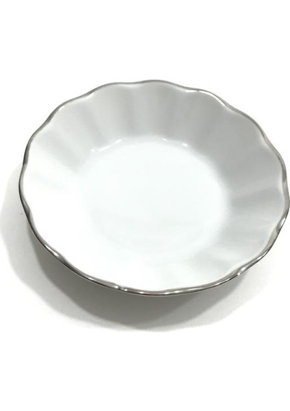 Porselen 6'Lı 127912 Platin Çay Tabağı fırsatları