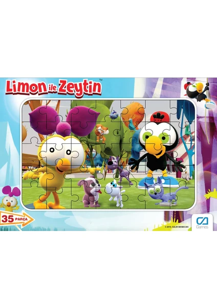 Ca GamesLimon İle Zeytin 35 Parça Puzzle