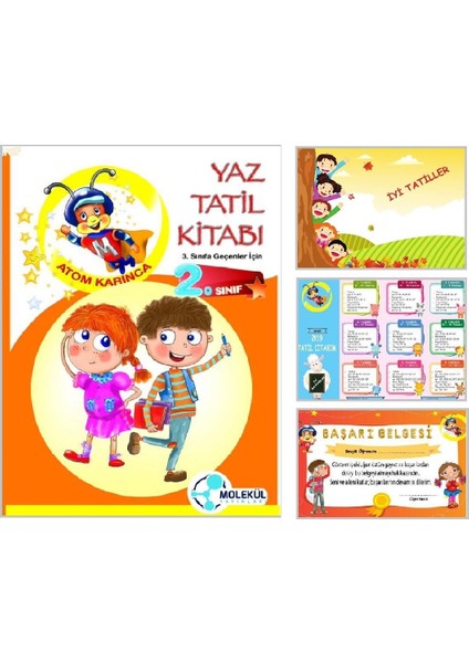 Molekül 2. Sınıf Yaz Tatil Seti 4 Parça