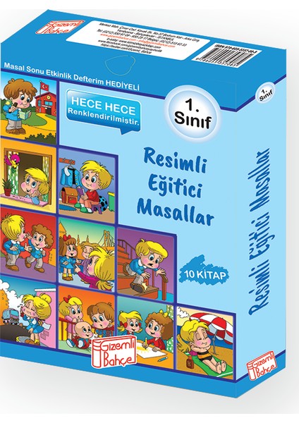 Gizemli Bahçe 1. Sınıflar İçin Resimli Eğitici Masallar 10 Kitap