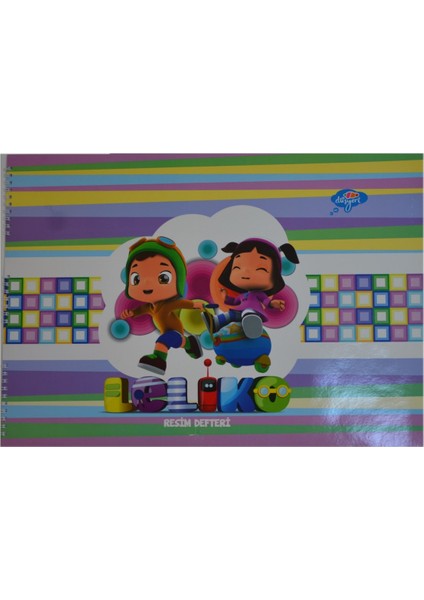 Leliko 15 Yaprak Lux Resim Defter 35X50