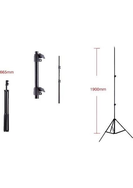Eq-190 1.90M Alüminyum Işık Standı Havalı fiyatları