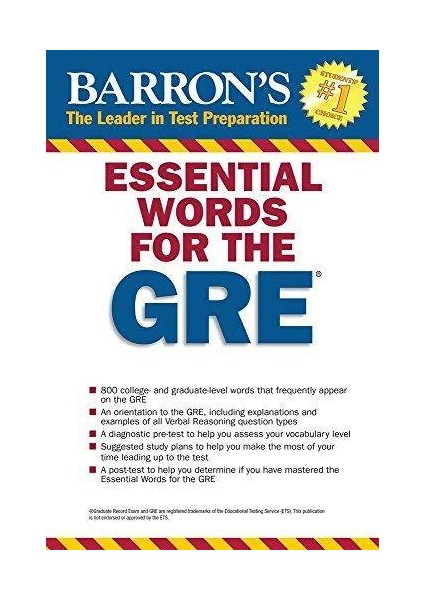 Essential Words For The Gre (4th Ed) - Philip Geer