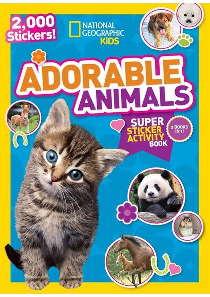 Adorable Animals Sticker Activity Book - National Geographic Kids