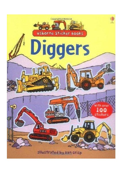 Diggers Sticker Book - Alice Pearcey