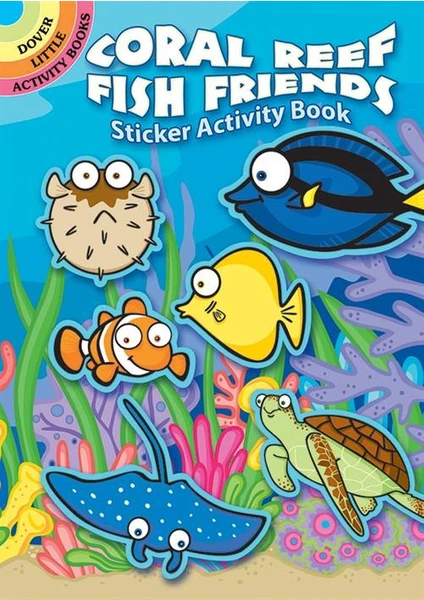 Coral Reef Fish Friends Sticker Activity Book - Susan Russell