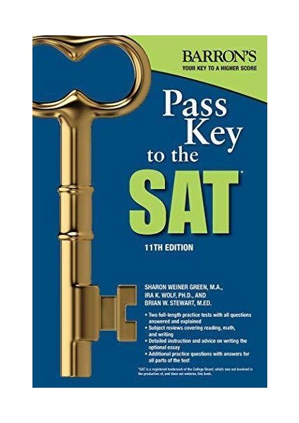 Pass Key To The Sat (11th Ed.) - Sharon Weiner Green