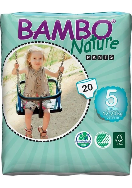 Bambo Nature No5 Alıştırma Külodu  12-20 kg / 20' li