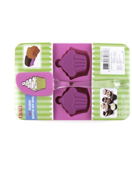 Silikon Muffın Set 8 Parça