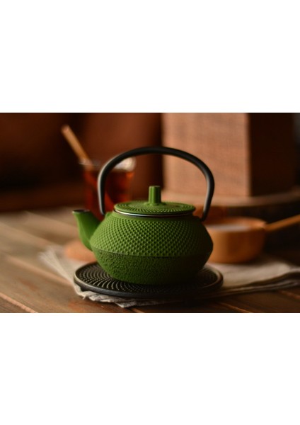 Linden - Sümbül Döküm Demlik 300 ml Fıstık Yeşil modelleri