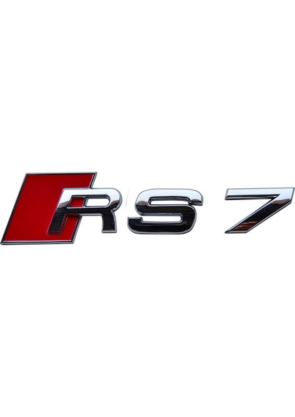 Audi̇ Rs7 Yazı Krom Arma Amblem