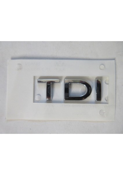 Audi̇ Tdi̇ Arka Bagaj Yazısı Düz