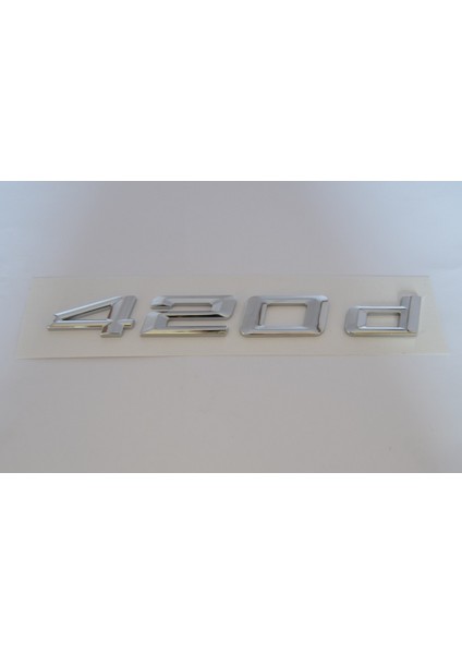 Bmw 420D F36 Arka Bagaj Yazısı
