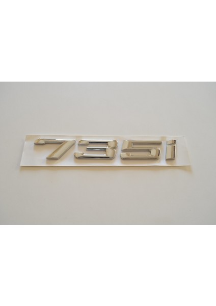 Bmw 735i E65 Arka Bagaj Yazısı