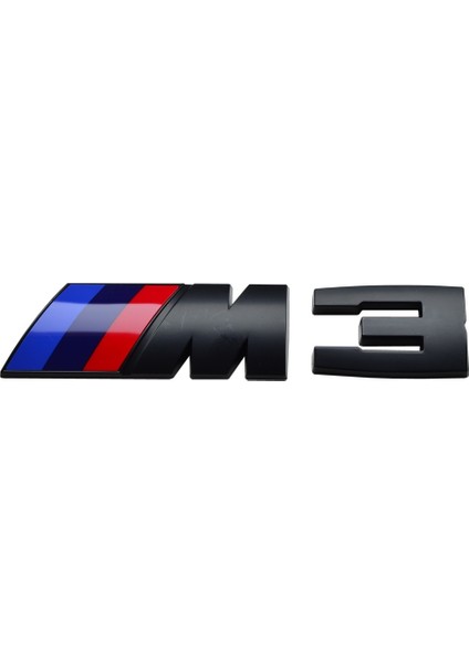 Bmw M3 Büyük Si̇yah Arka Bagaj Yazısı