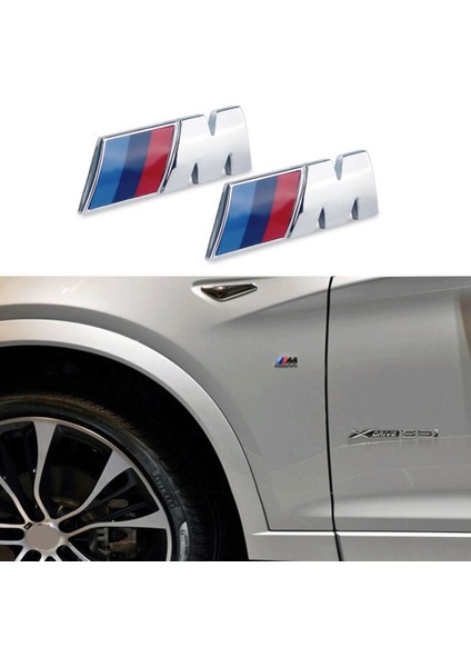 Bmw Xs M Yazı Küçük Krom Çamurluk Yazısı