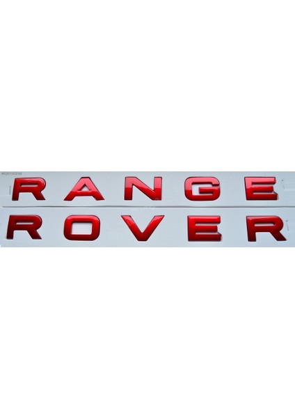 Range Rover Kırmızı Yazı