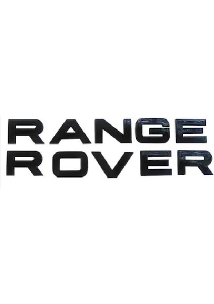Range Rover Yazı Parlak Si̇yah