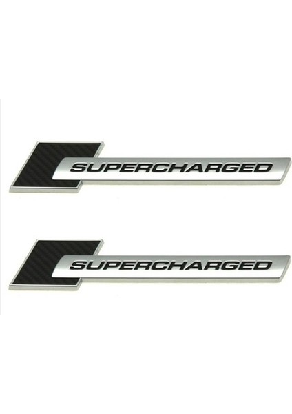 Volkswagen Supercharged Si̇yah Yazı Arma