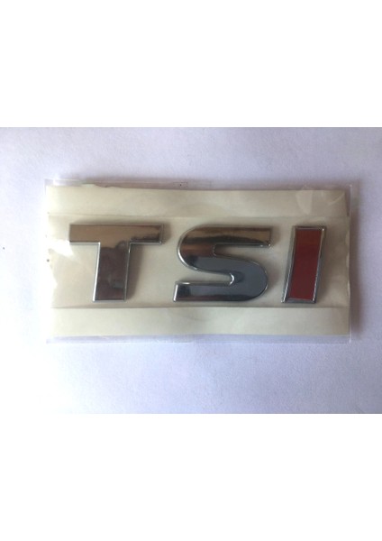 Volkswagen Tsi̇ Tek Kırmızı Arka Bagaj Yazısı