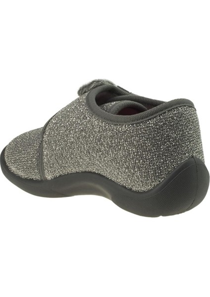 İgor Parlak Simli Gri/Siyah Çocuk Panduf Snoopy Shiny Ribbon W20115 Grey/Black