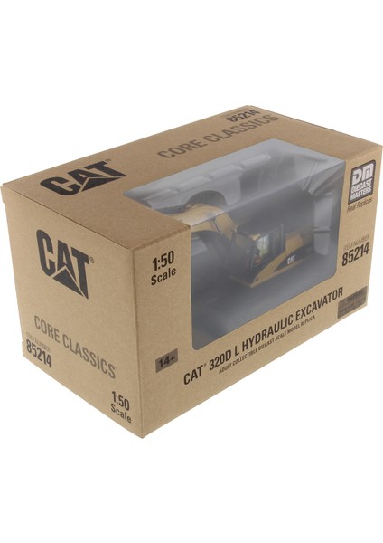 1/50 Caterpillar 320D L Hidrolik Paletli Ekskavatör