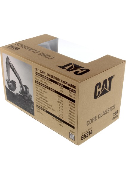 1/50 Caterpillar 320D L Hidrolik Paletli Ekskavatör