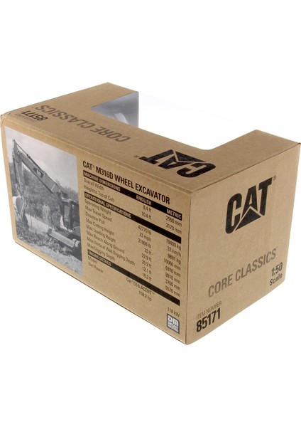1/50 Caterpillar M316D Tekerlekli Ekskavatör