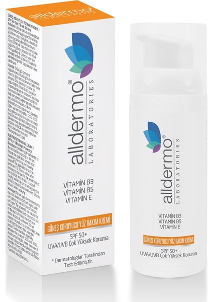 Güneş Koruyucu Yüz Bakım Kremi Spf 50+ 50 ml