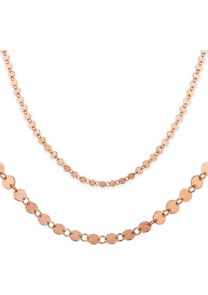 Gümüş Pullu Bayan Zincir