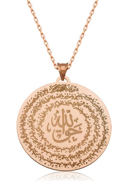 ​Gümüş El Hakkanî Mührü Bayan Kolye