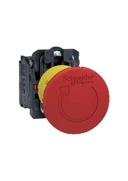 40Mm 1Nk Mantar Kafalı Kalıcı Çevir-Çek Acil Durdurma Butonu