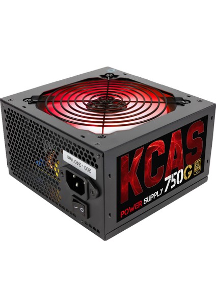 KCAS 750W 12cm RGB Led Fan 80+ Gold Power Supply (AE-KCAS750RGB)