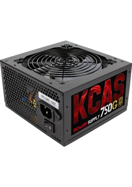 KCAS 750W 12cm RGB Led Fan 80+ Gold Power Supply (AE-KCAS750RGB)