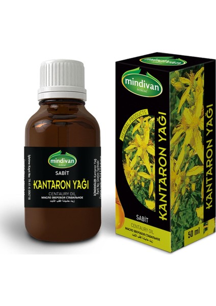 Kantaron Yağı Sabit 50 cc