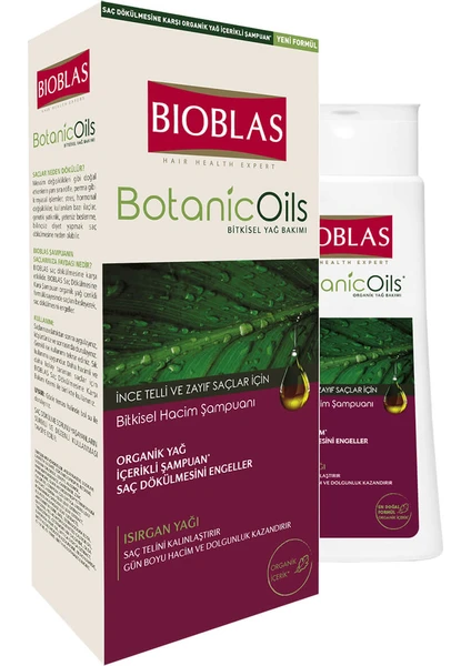 Botanic Oils Isırgan Yağlı Şampuanı 360 ml