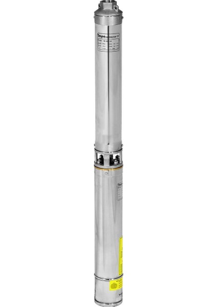 SK 404/18 TECHNOPLAST BAŞLIKLI Derin Kuyu Dalgıç Pompa Motorlu 2 Hp 119 mss 6 m³/h