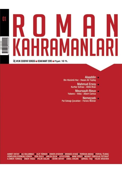Roman Kahramanları Dergi̇si̇ Sayı 1 (Ocak - Mart)