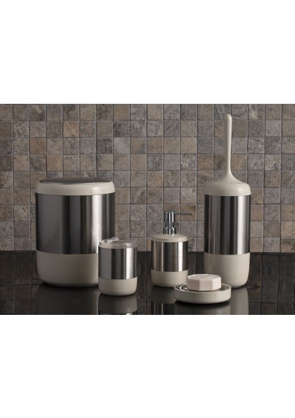 Pirimanova Lima 5 Parça Banyo Seti XL Bej