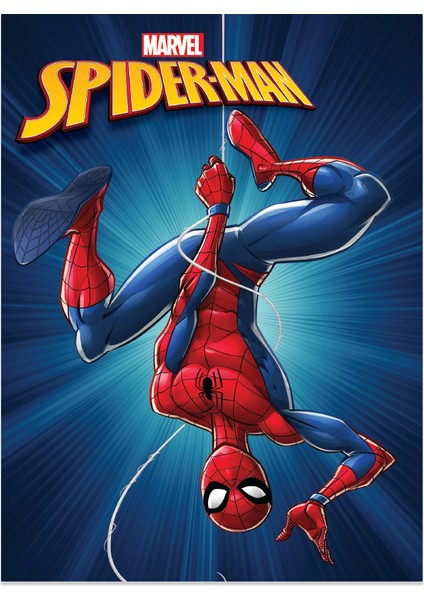Spider-Man A5 40 Yp.Kareli PP Kp.Dikişli Defter