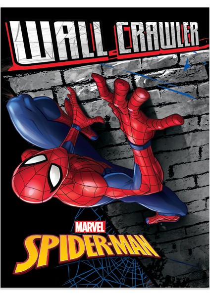 Spider-Man A5 40 Yp.Kareli PP Kp.Dikişli Defter